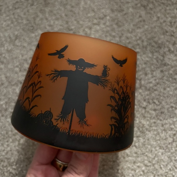 Three (3) Glass Yankee Candle Halloween Themed Candle Holder/Toppers NWT - Picture 7 of 12